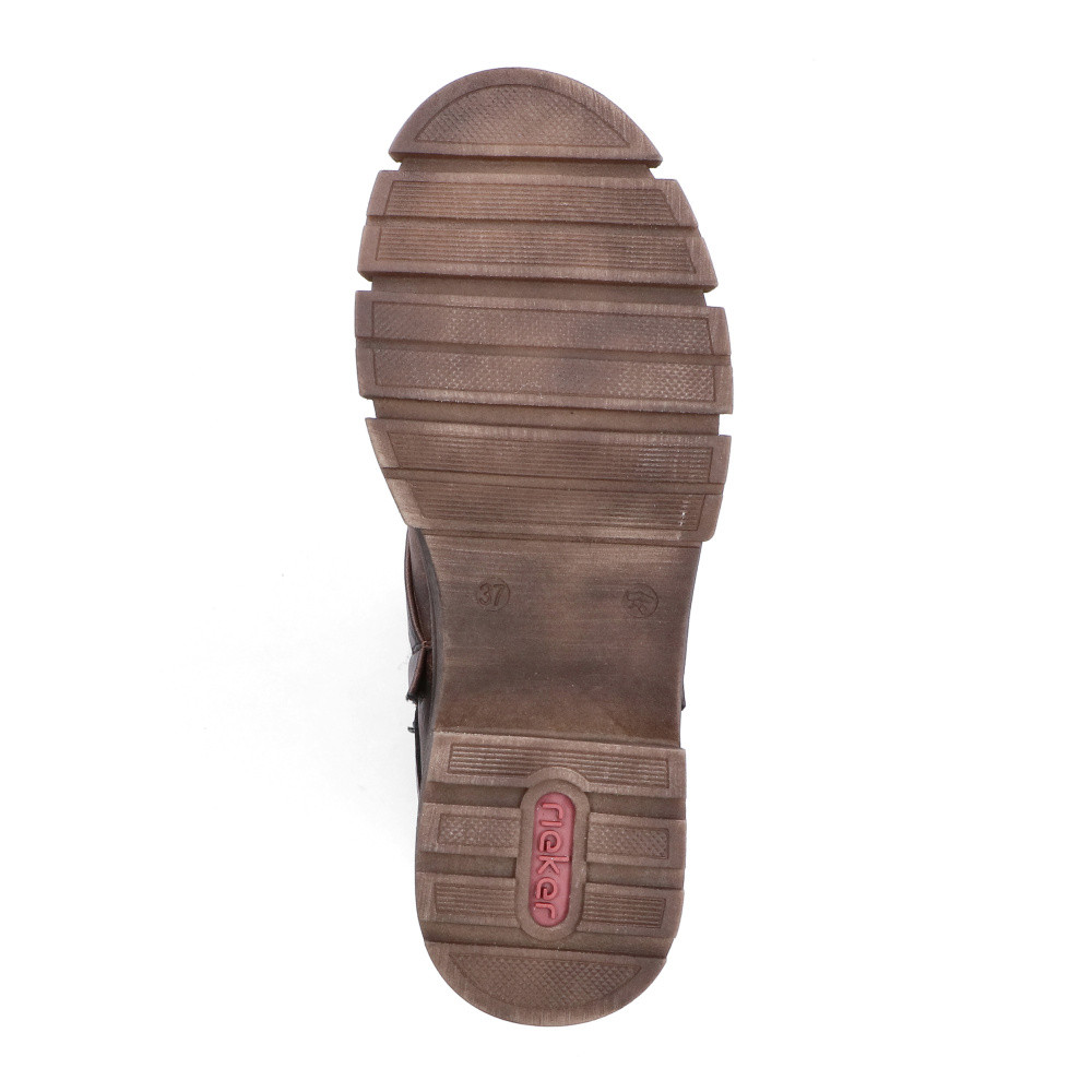 detail Dámská kotníková obuv RIEKER 91471-25 hnědá W5