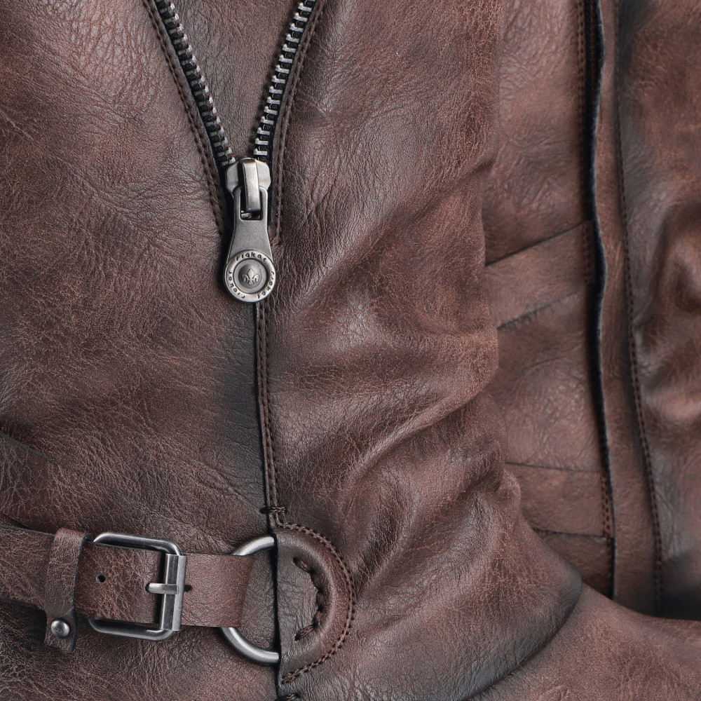 detail Dámská kotníková obuv RIEKER 91471-25 hnědá W5