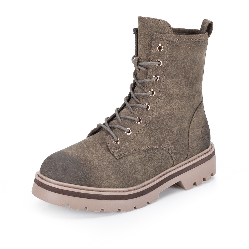 detail Dámská kotníková obuv RIEKER 91520-54 zelená W5