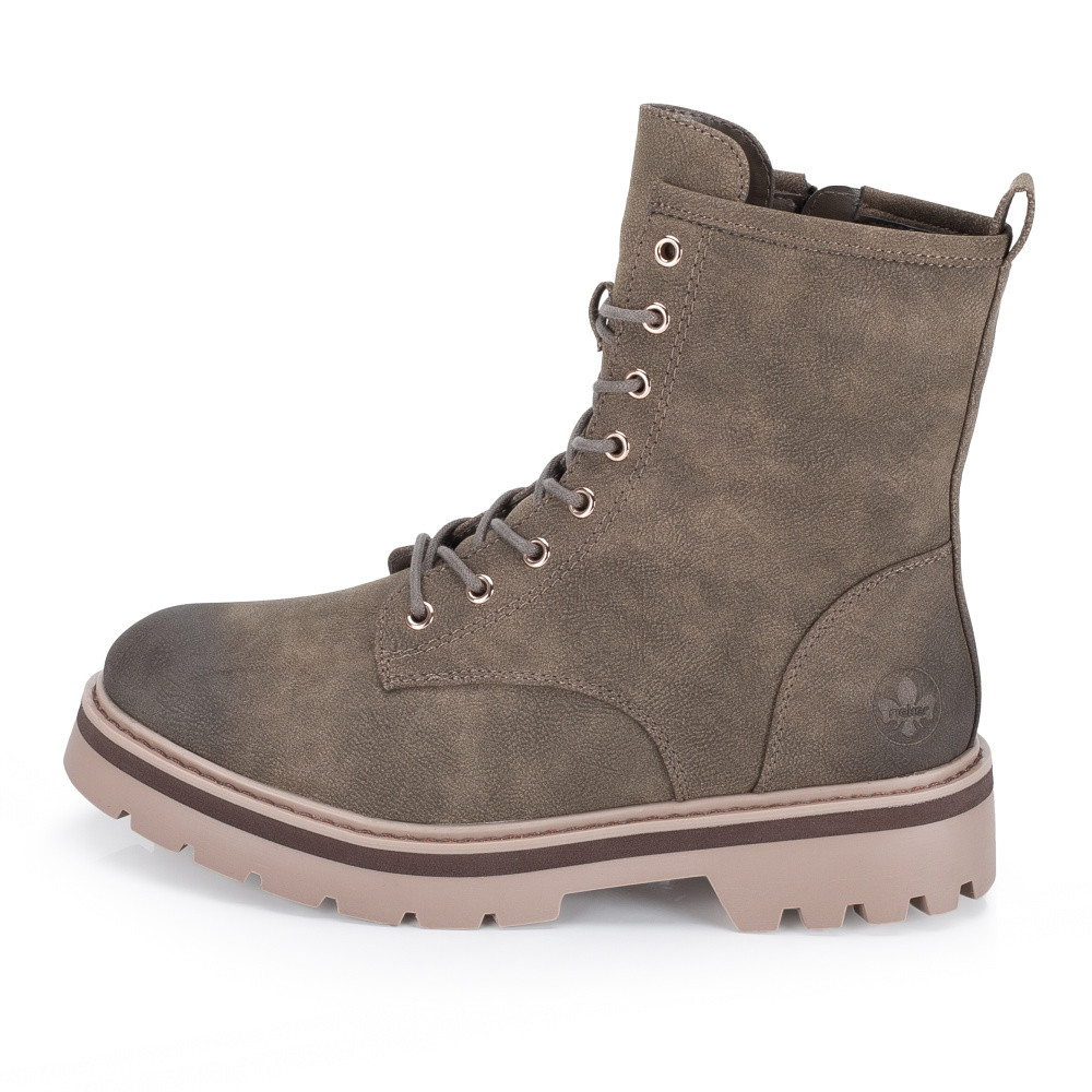 detail Dámská kotníková obuv RIEKER 91520-54 zelená W5