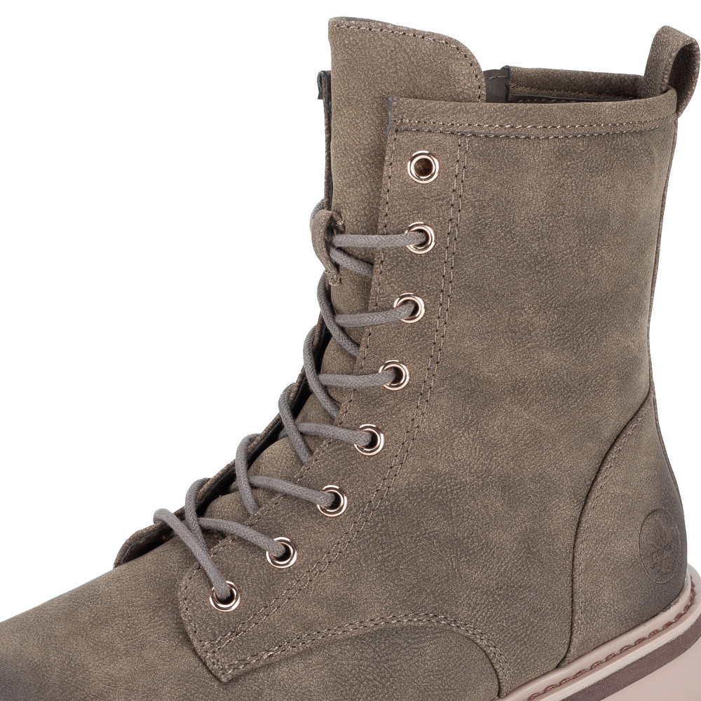 detail Dámská kotníková obuv RIEKER 91520-54 zelená W5