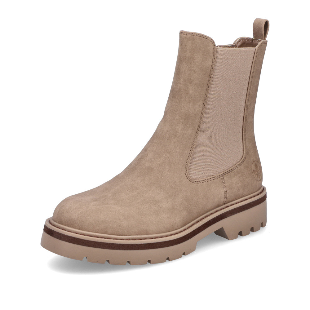 detail Dámská kotníková obuv RIEKER 91580-20 béžová W5