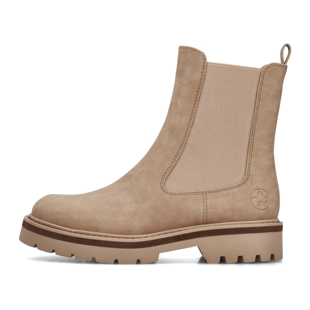 detail Dámská kotníková obuv RIEKER 91580-20 béžová W5