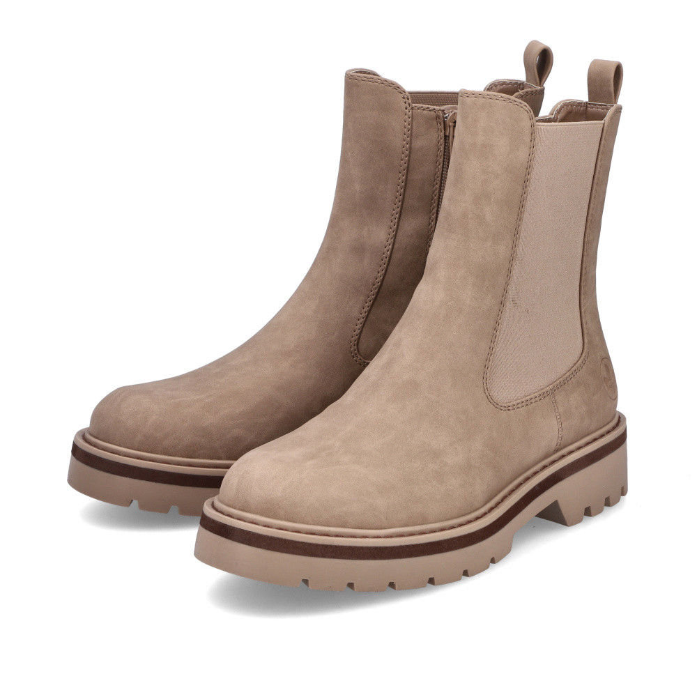 detail Dámská kotníková obuv RIEKER 91580-20 béžová W5