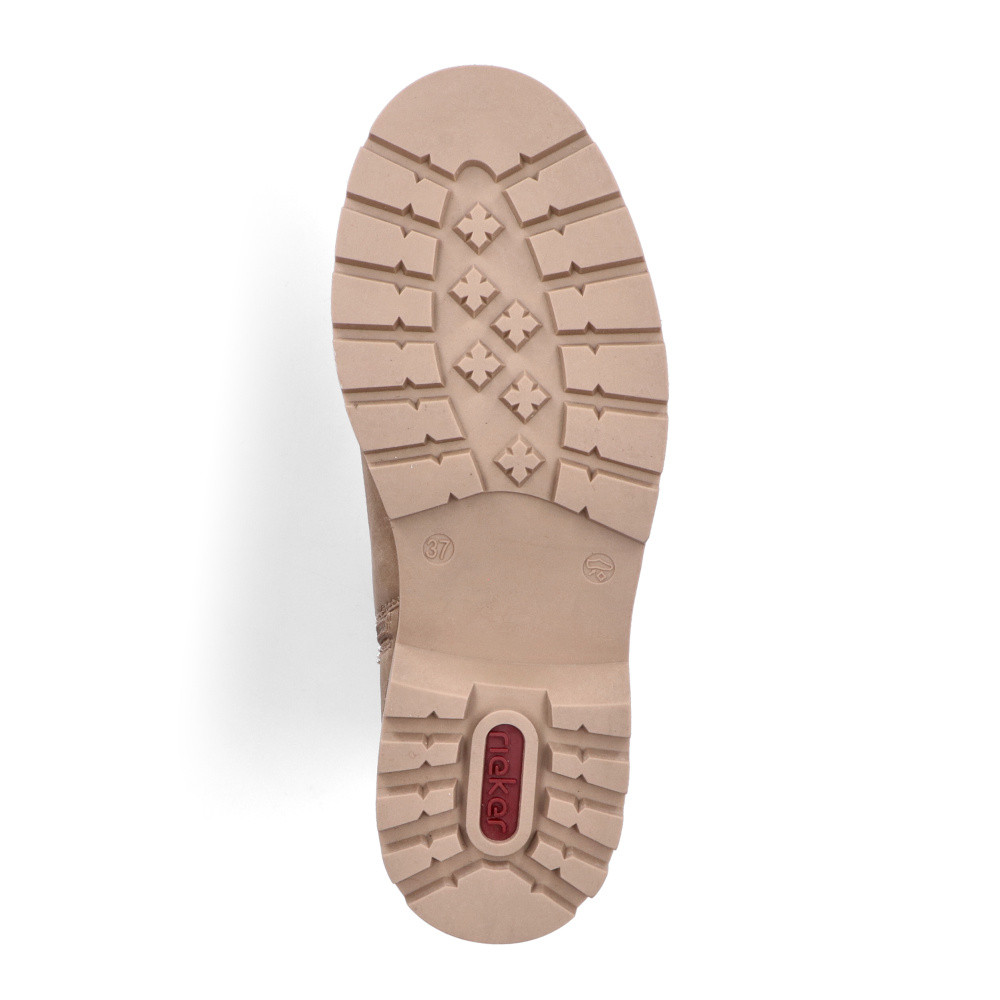 detail Dámská kotníková obuv RIEKER 91580-20 béžová W5