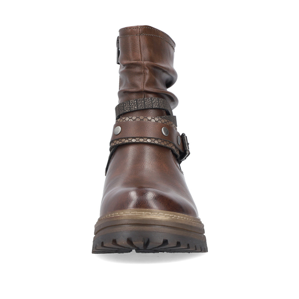 detail Dámská kotníková obuv RIEKER 93062-25 hnědá W5