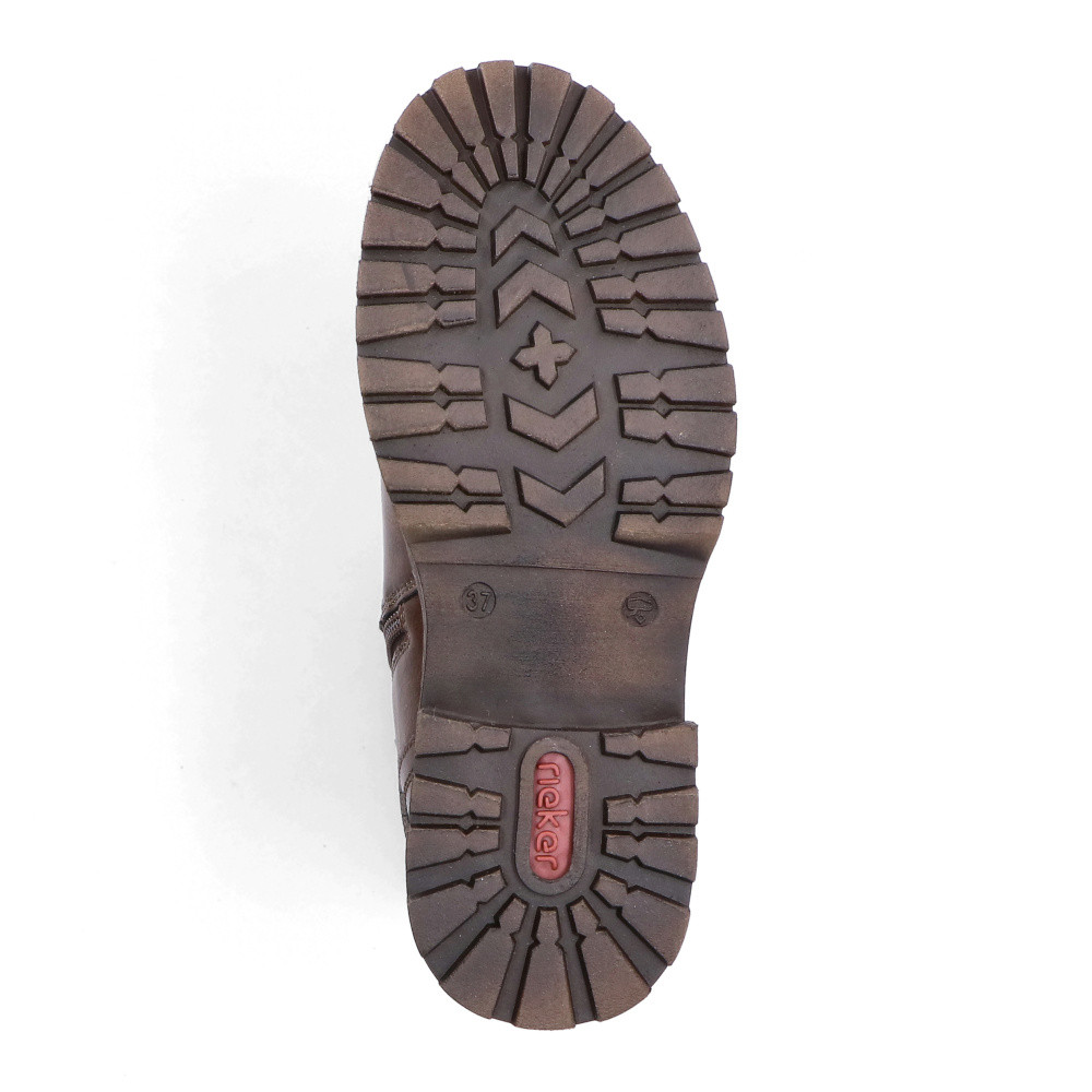 detail Dámská kotníková obuv RIEKER 93062-25 hnědá W5