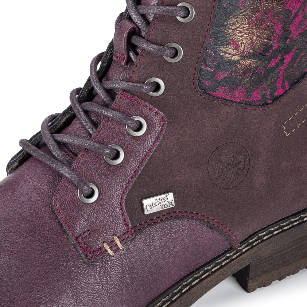 detail Dámská kotníková obuv RIEKER 94712-35 červená W5