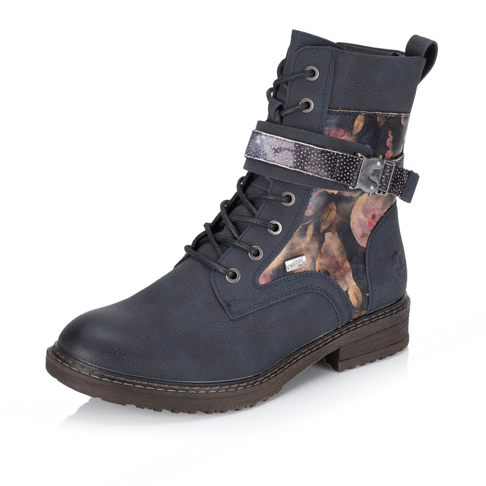 detail Dámská kotníková obuv RIEKER 94722-14 modrá W5