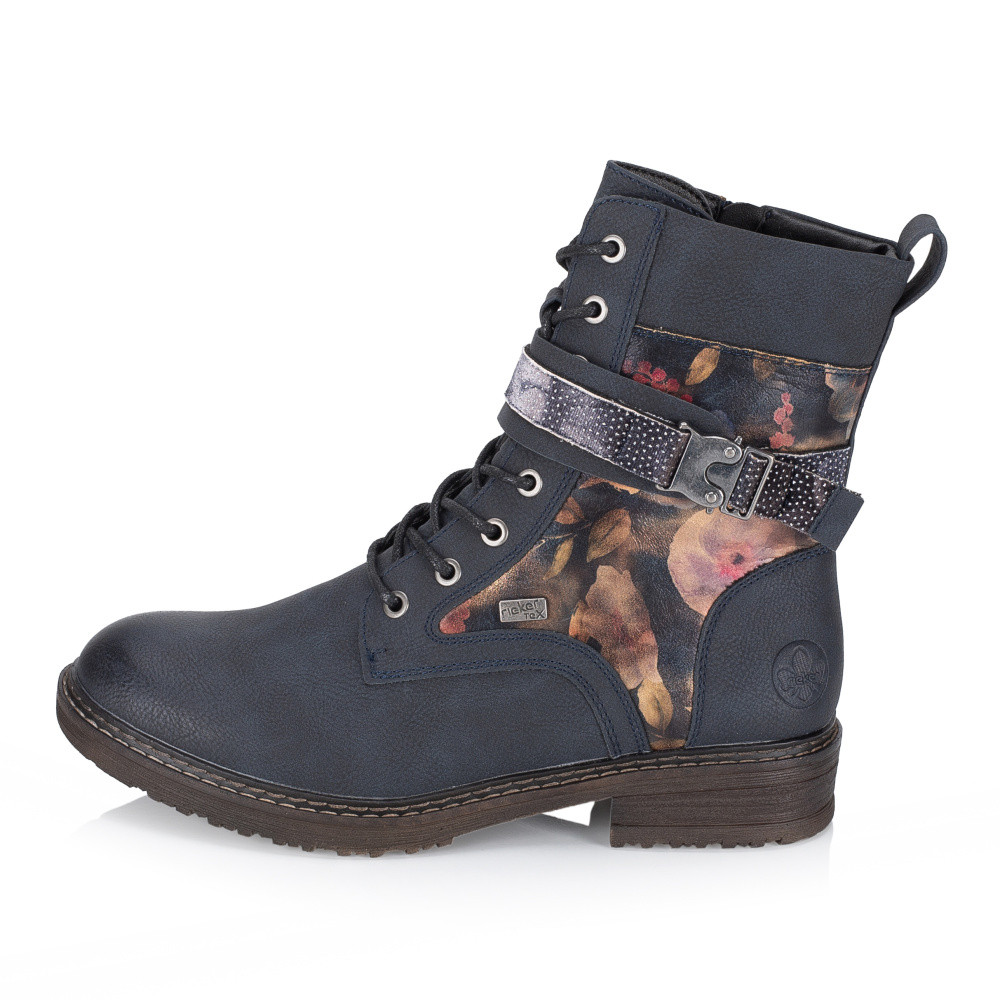 detail Dámská kotníková obuv RIEKER 94722-14 modrá W5