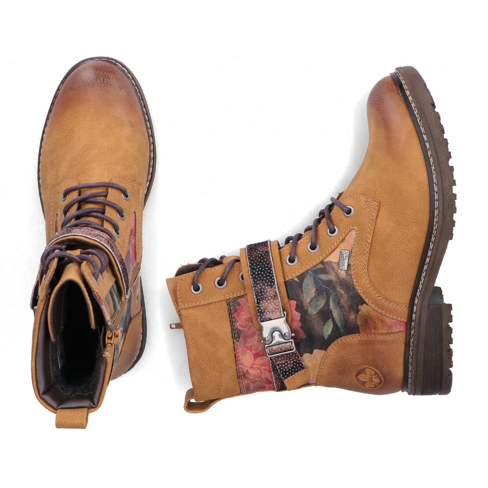 detail Dámská kotníková obuv RIEKER 94722-68 žlutá W5