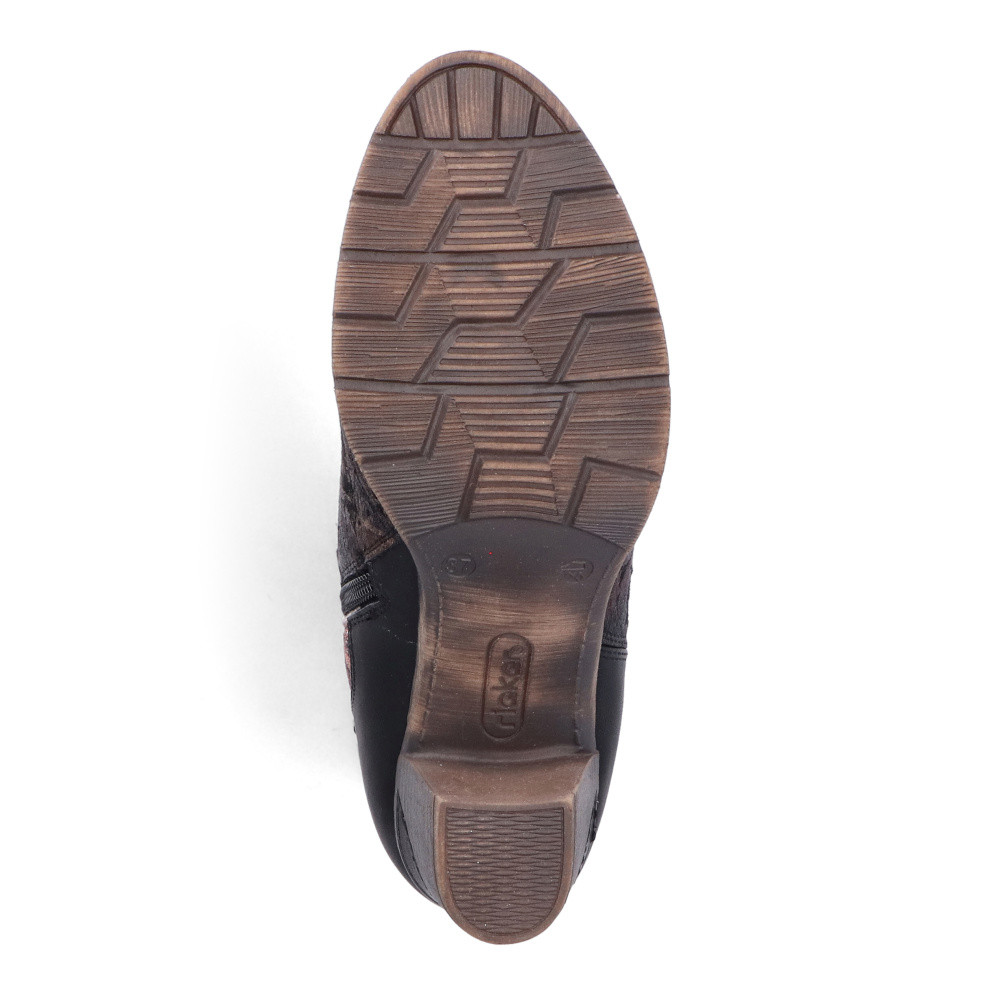 detail Dámská kotníková obuv RIEKER 96064-90 černá W5