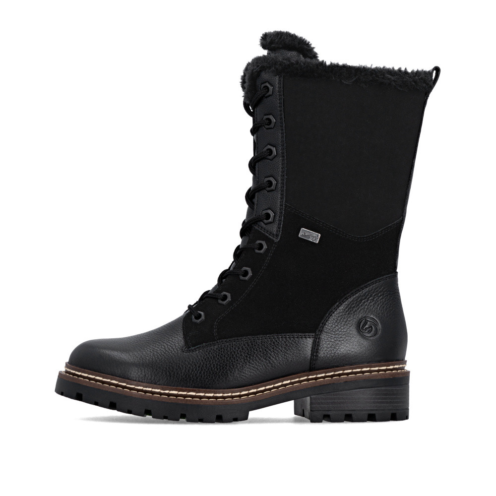 detail Dámské kozačky REMONTE D0B82-00 černá W5