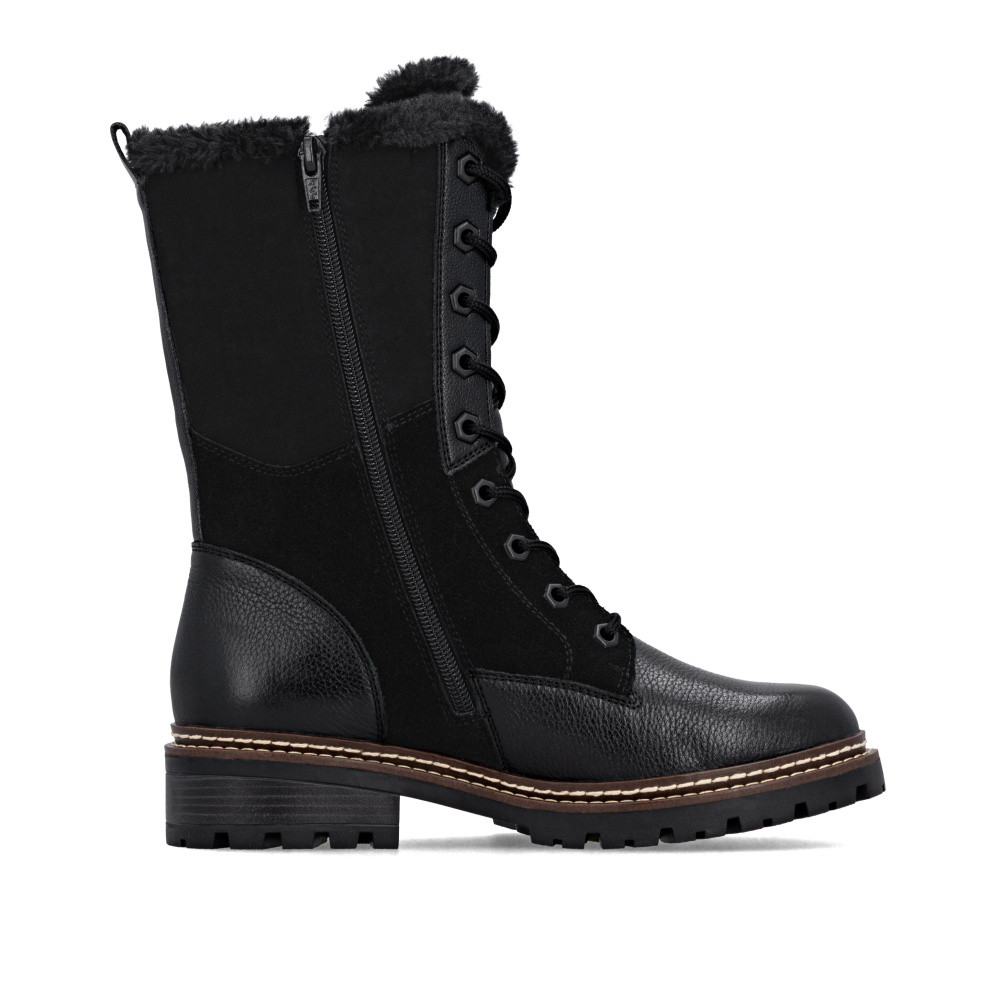 detail Dámské kozačky REMONTE D0B82-00 černá W5