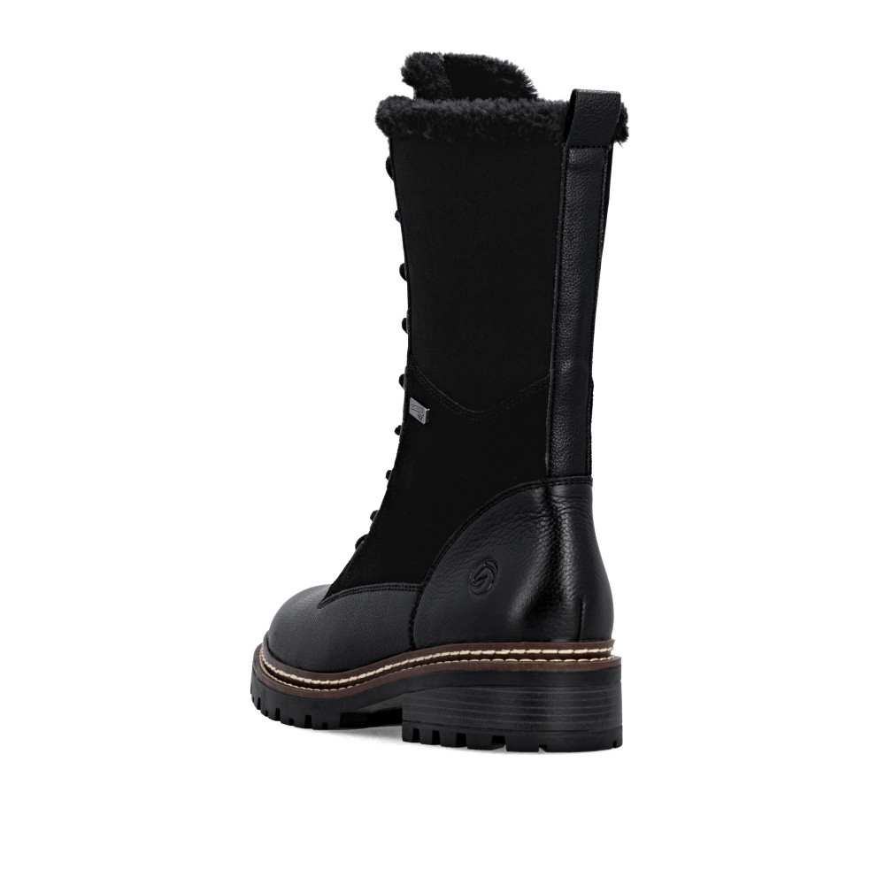 detail Dámské kozačky REMONTE D0B82-00 černá W5