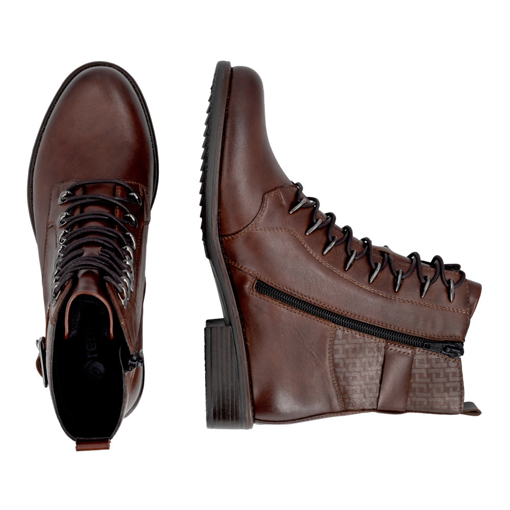 detail Dámská kotníková obuv REMONTE D0F72-23 hnědá W5