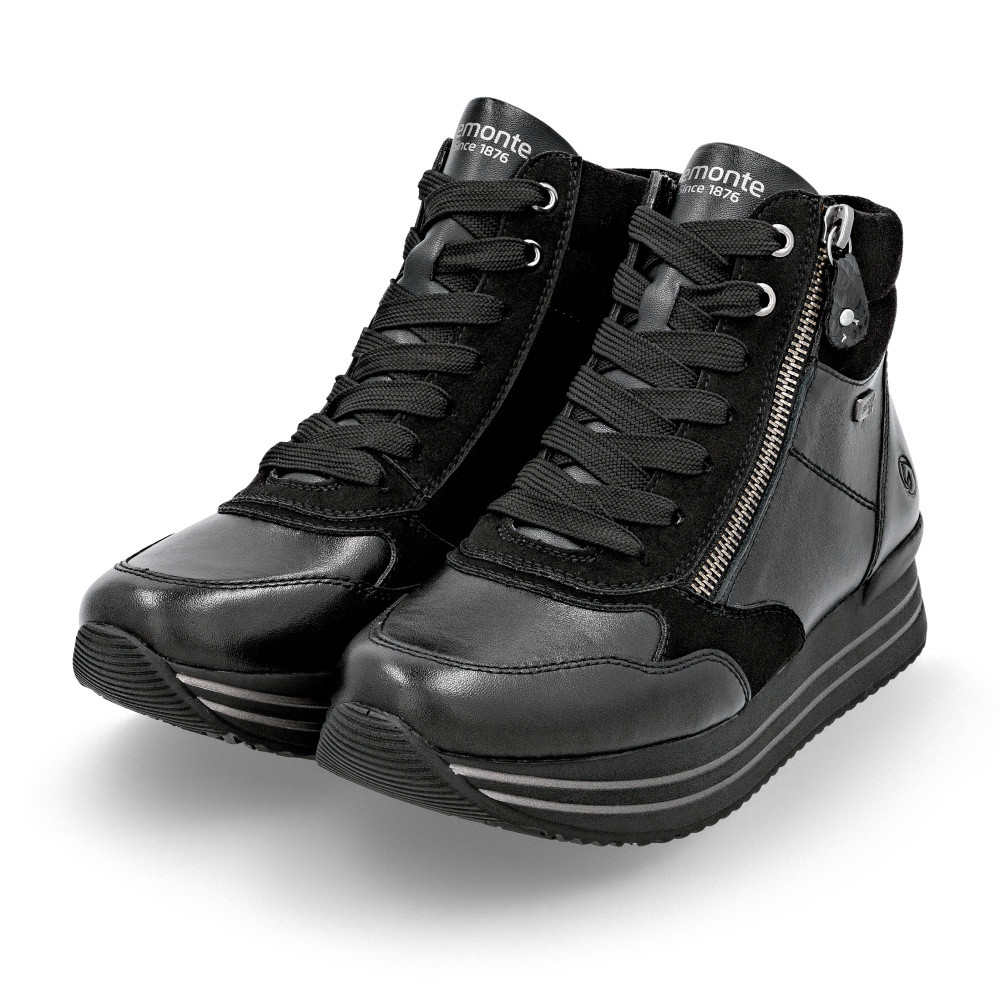 detail Dámská kotníková obuv REMONTE D1371-00 černá W5