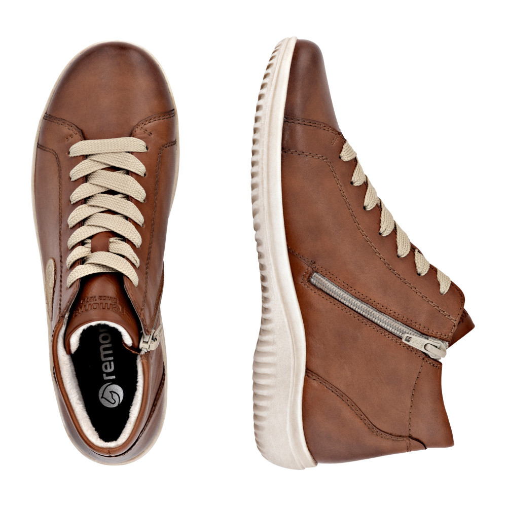 detail Dámská kotníková obuv REMONTE D1E71-24 hnědá W5