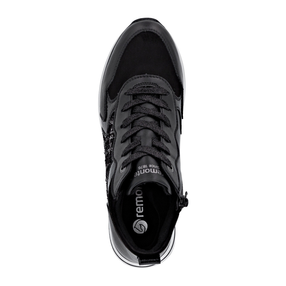 detail Dámská kotníková obuv REMONTE D1G71-01 černá W5