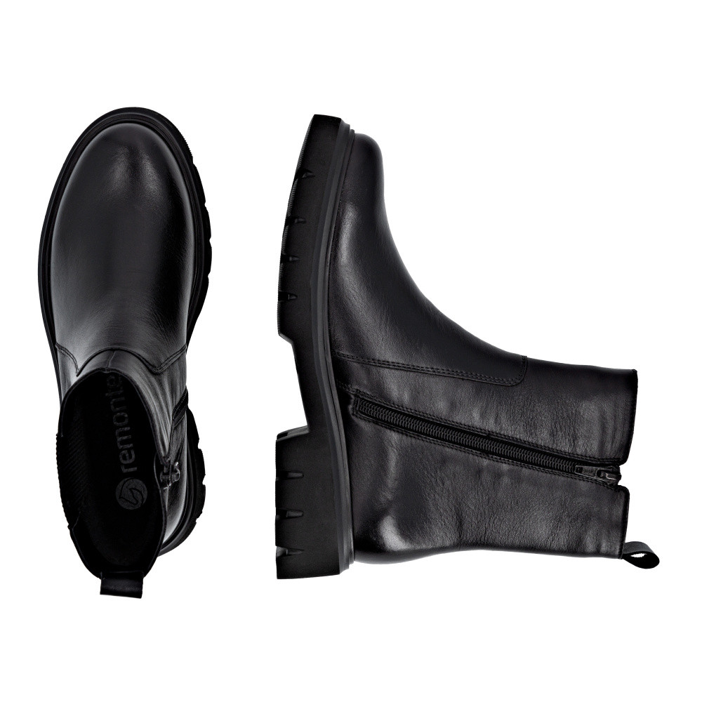 detail Dámská kotníková obuv REMONTE D1W81-00 černá W5