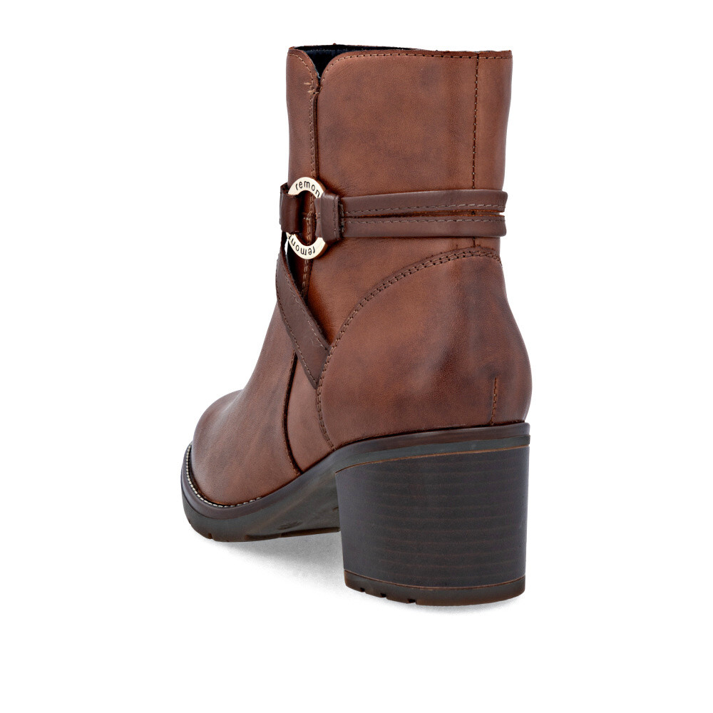 detail Dámská kotníková obuv REMONTE D2A73-25 hnědá W5
