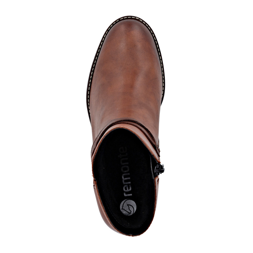 detail Dámská kotníková obuv REMONTE D2A73-25 hnědá W5