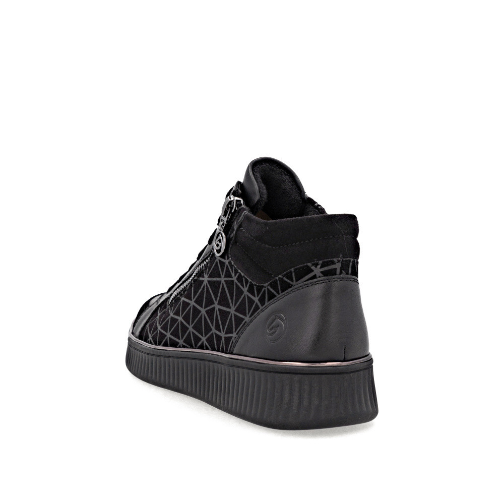 detail Dámská kotníková obuv REMONTE D2E70-00 černá W5