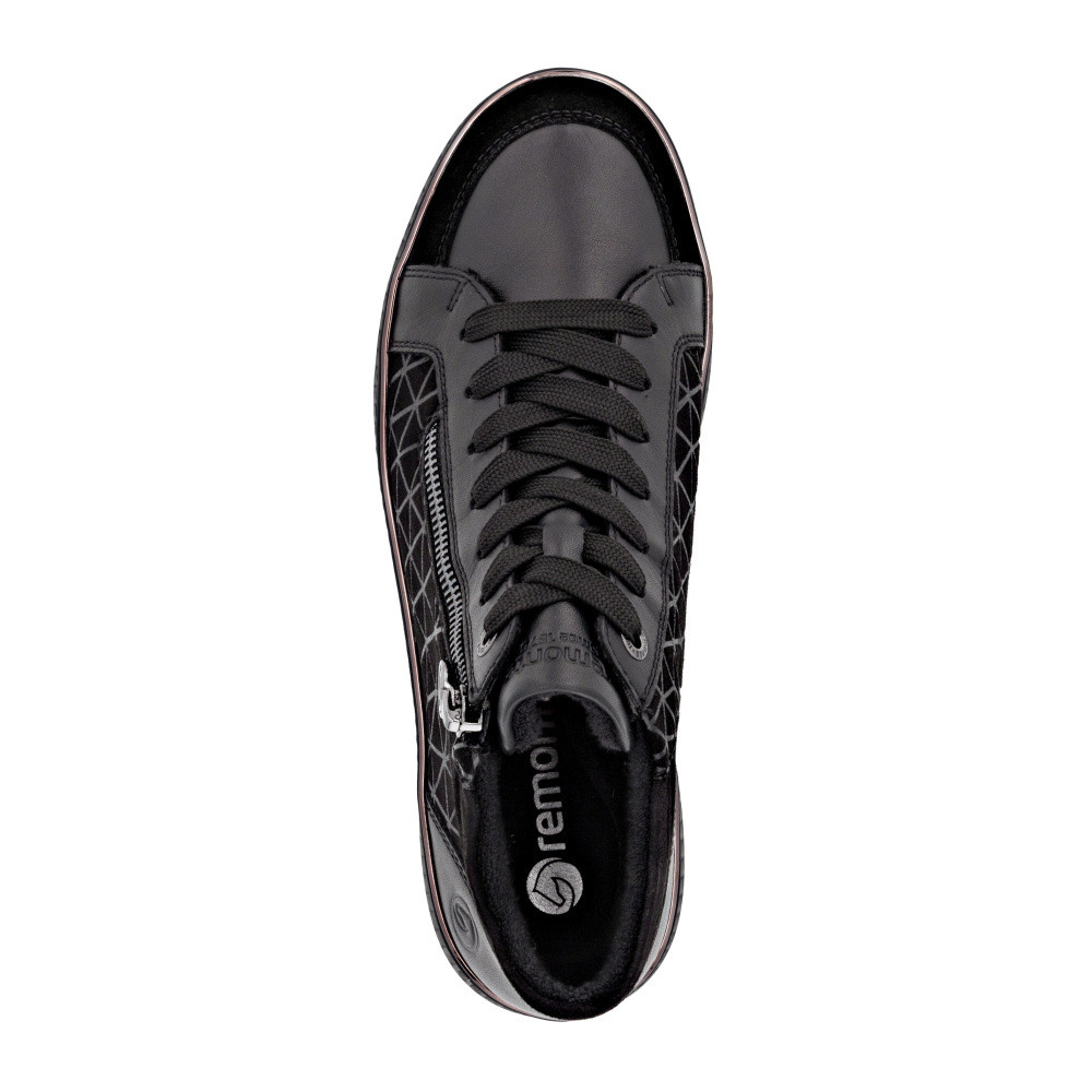 detail Dámská kotníková obuv REMONTE D2E70-00 černá W5