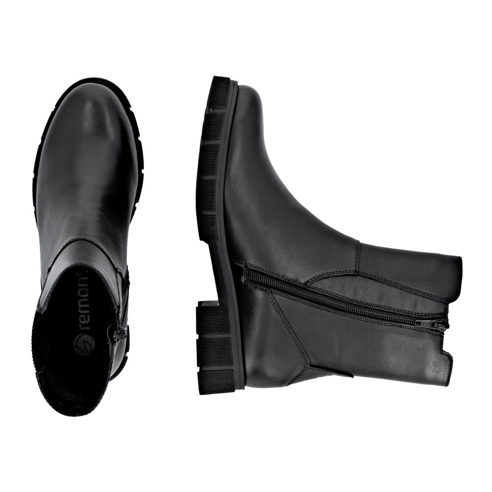 detail Dámská kotníková obuv REMONTE D2S70-00 černá W5