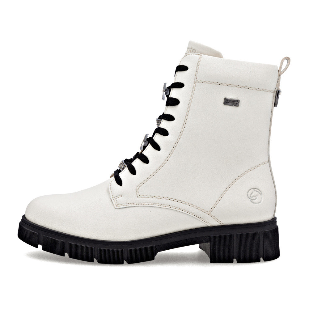 detail Dámská kotníková obuv REMONTE D2S73-80 bílá W5