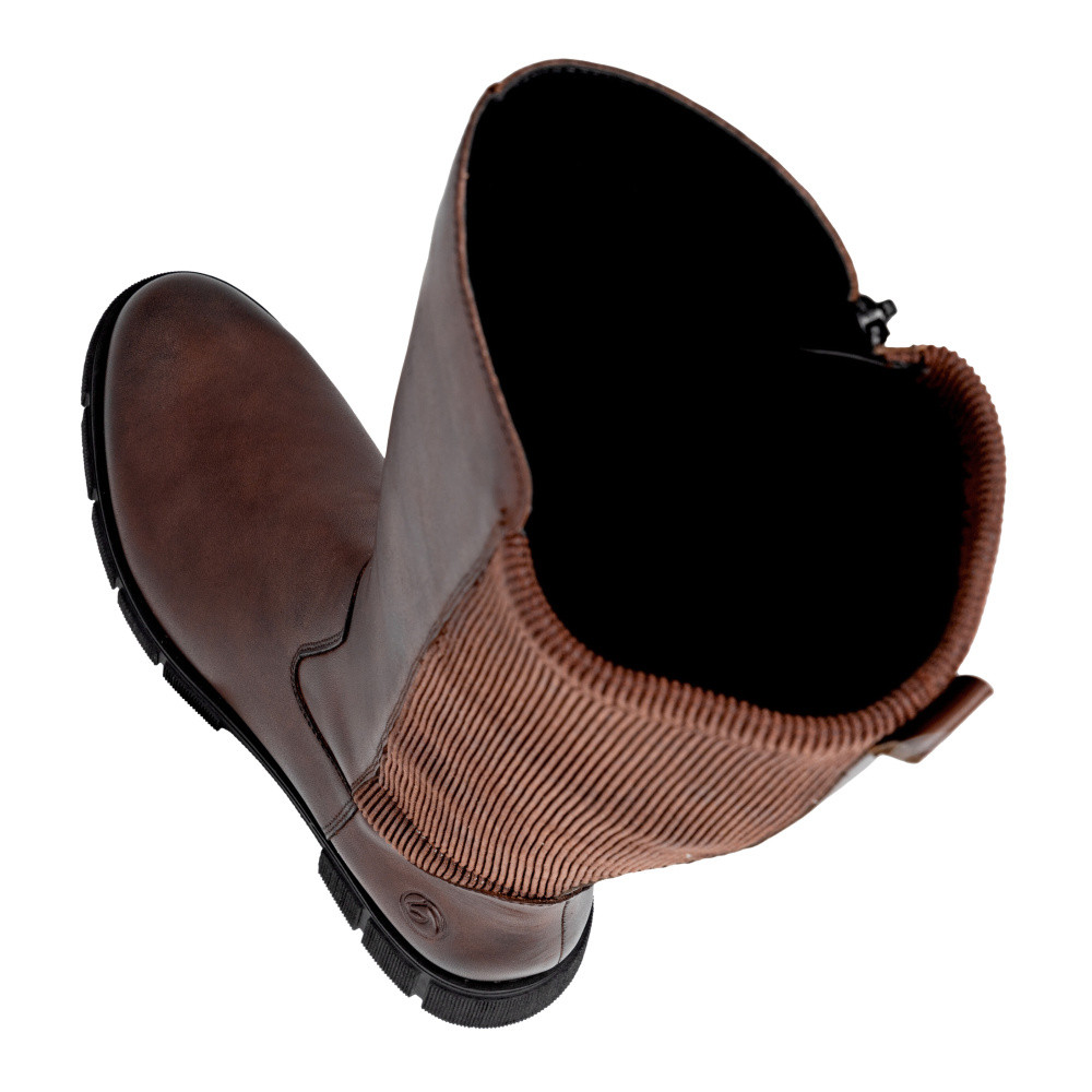 detail Dámské kozačky REMONTE D2S74-25 hnědá W5