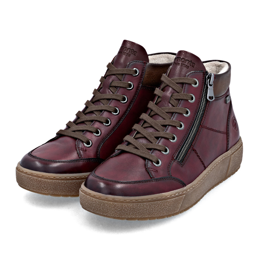 detail Dámská kotníková obuv REMONTE D2T70-35 červená W5