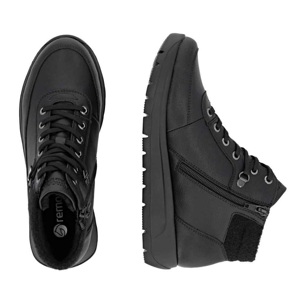 detail Dámská kotníková obuv REMONTE D2V71-00 černá W5