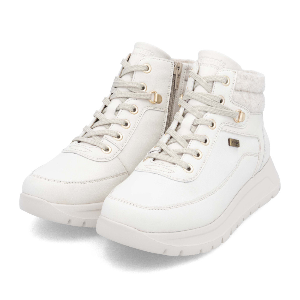 detail Dámská kotníková obuv REMONTE D2V71-80 bílá W5