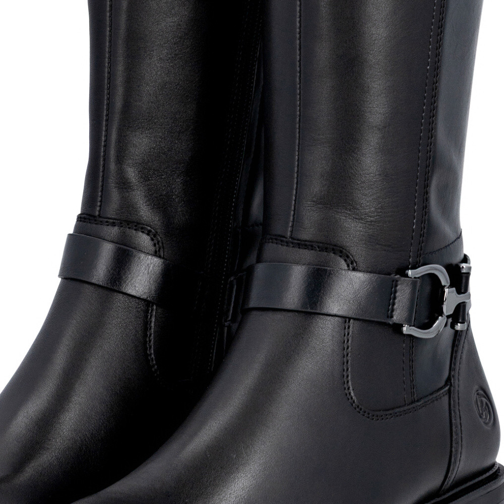 detail Dámské kozačky REMONTE D2W77-00 černá W5