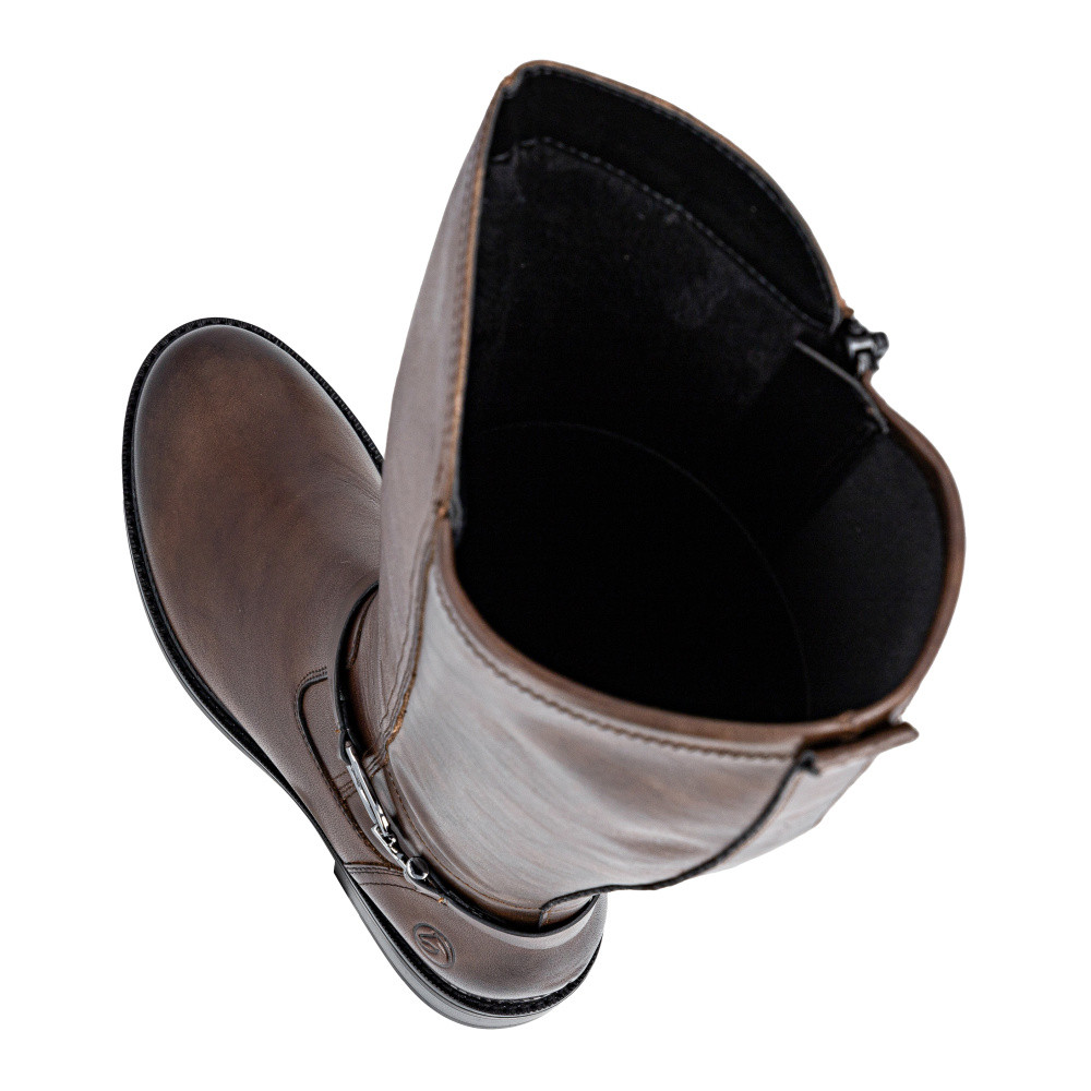 detail Dámské kozačky REMONTE D2W77-25 hnědá W5