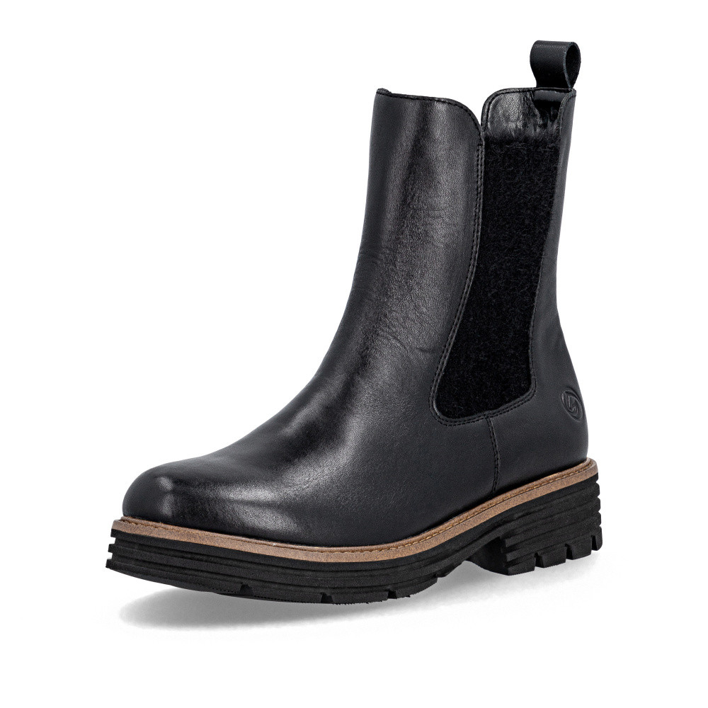 detail Dámská kotníková obuv REMONTE D3A72-00 černá W5