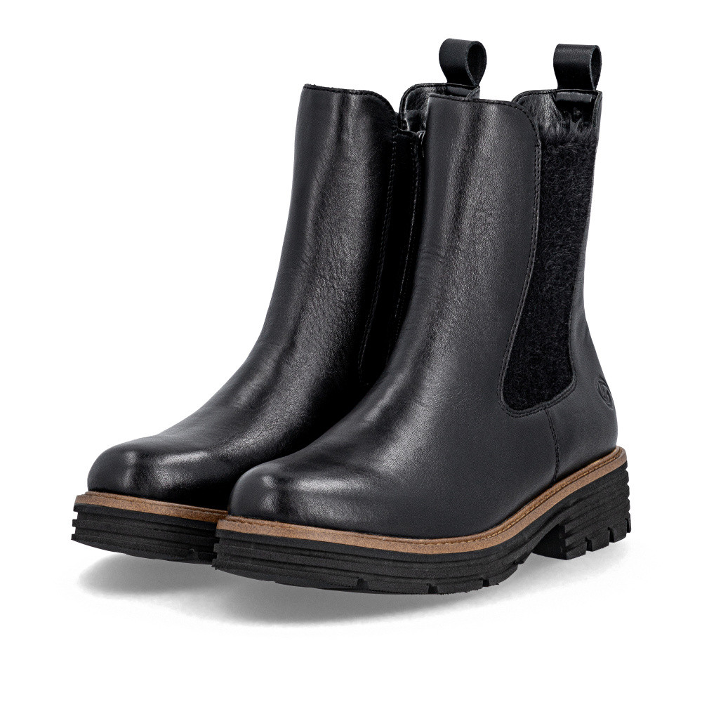 detail Dámská kotníková obuv REMONTE D3A72-00 černá W5