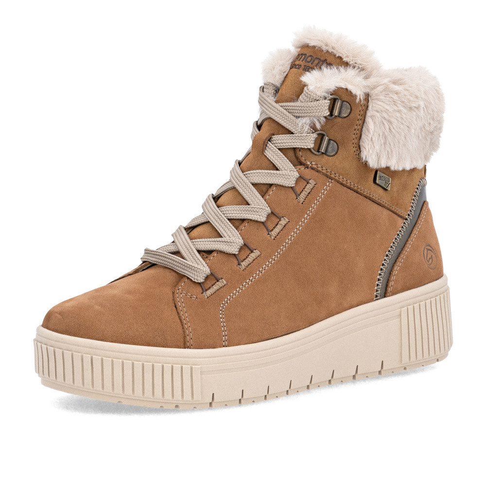 detail Dámská kotníková obuv REMONTE D3B72-22 hnědá W5