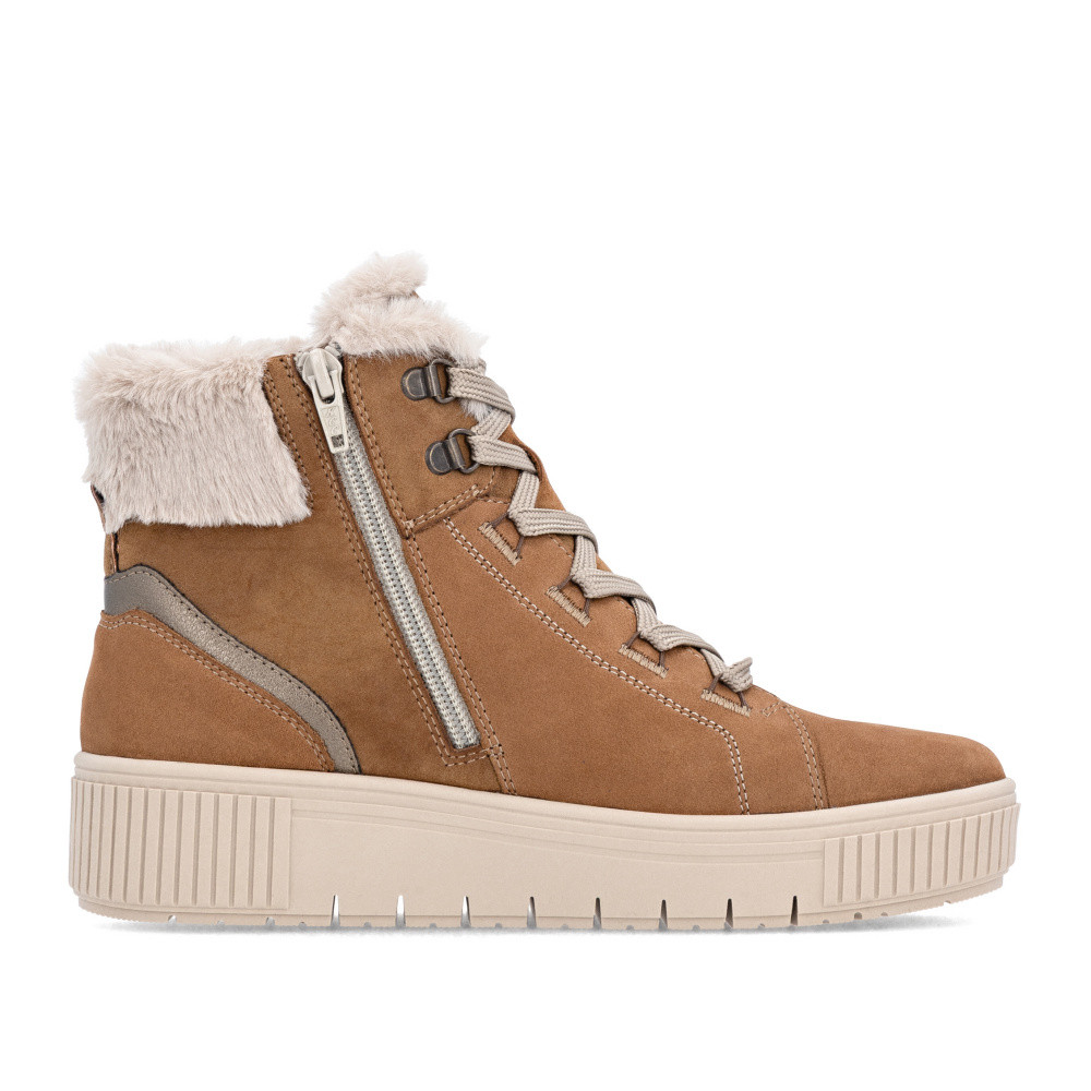 detail Dámská kotníková obuv REMONTE D3B72-22 hnědá W5