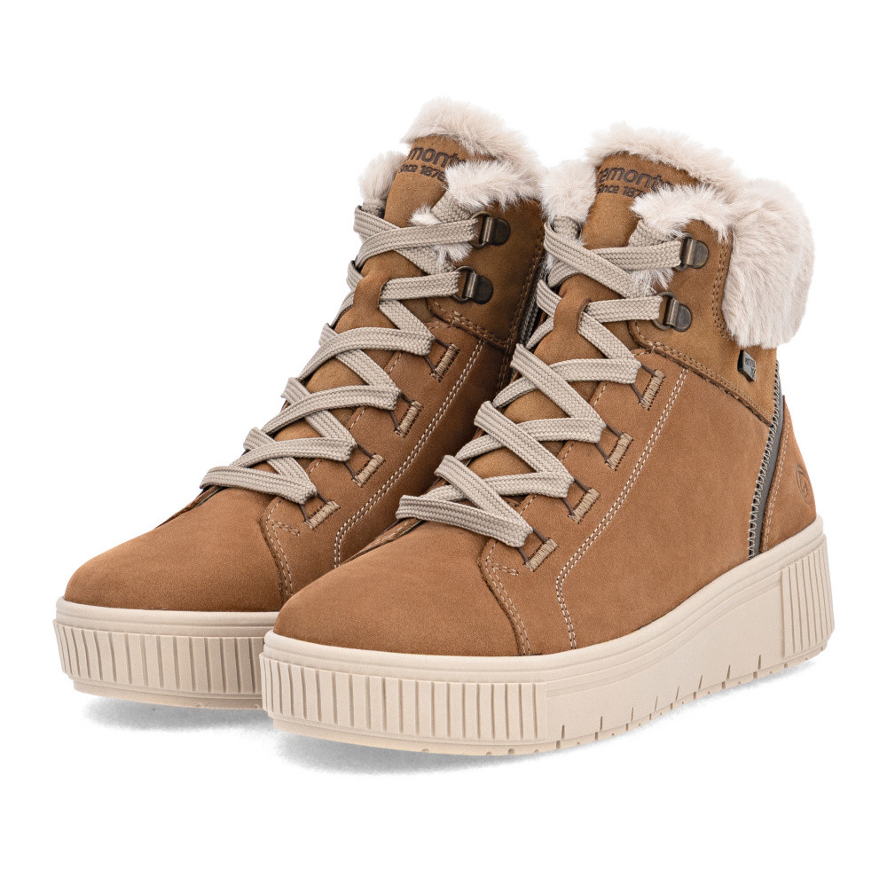 detail Dámská kotníková obuv REMONTE D3B72-22 hnědá W5