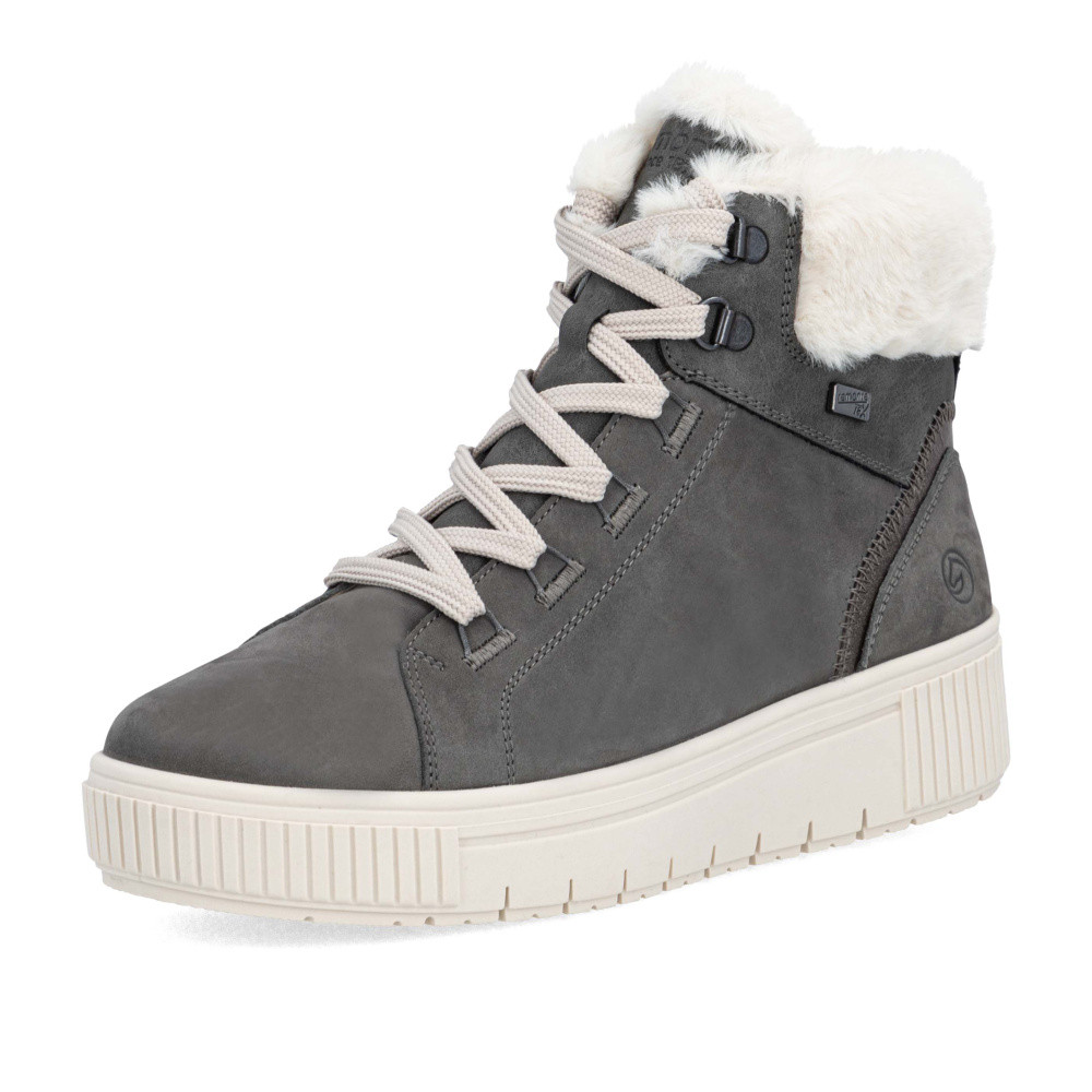 detail Dámská kotníková obuv REMONTE D3B72-45 šedá W5