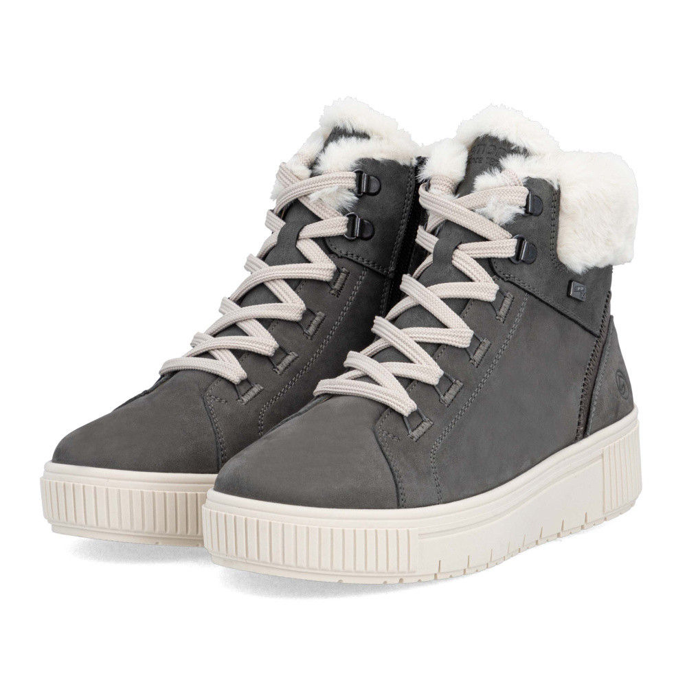 detail Dámská kotníková obuv REMONTE D3B72-45 šedá W5