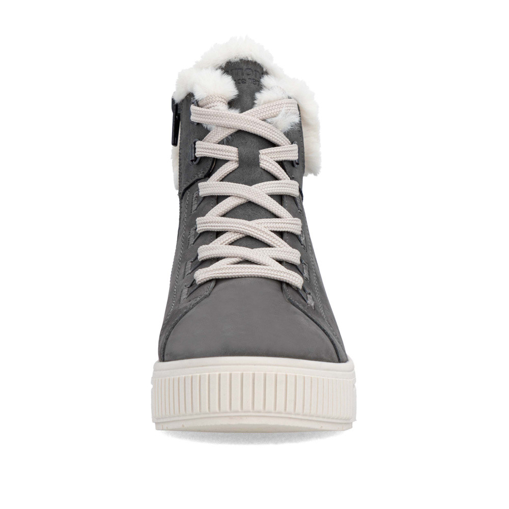 detail Dámská kotníková obuv REMONTE D3B72-45 šedá W5