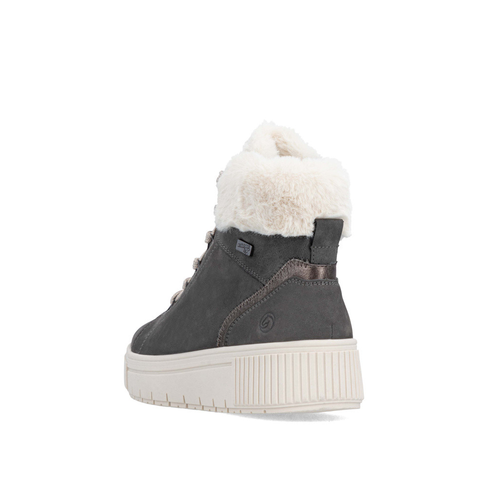 detail Dámská kotníková obuv REMONTE D3B72-45 šedá W5