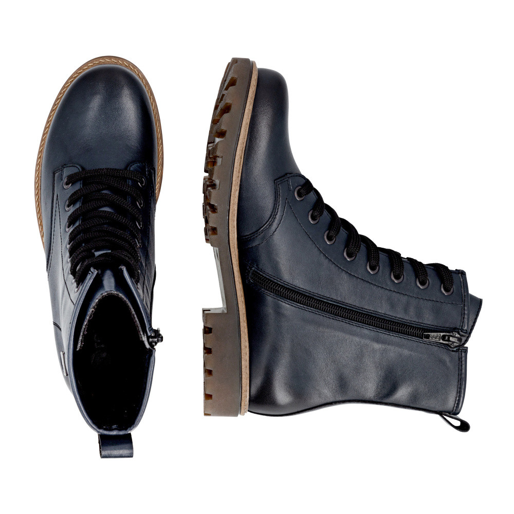 detail Dámská kotníková obuv REMONTE D3C70-14 modrá W5