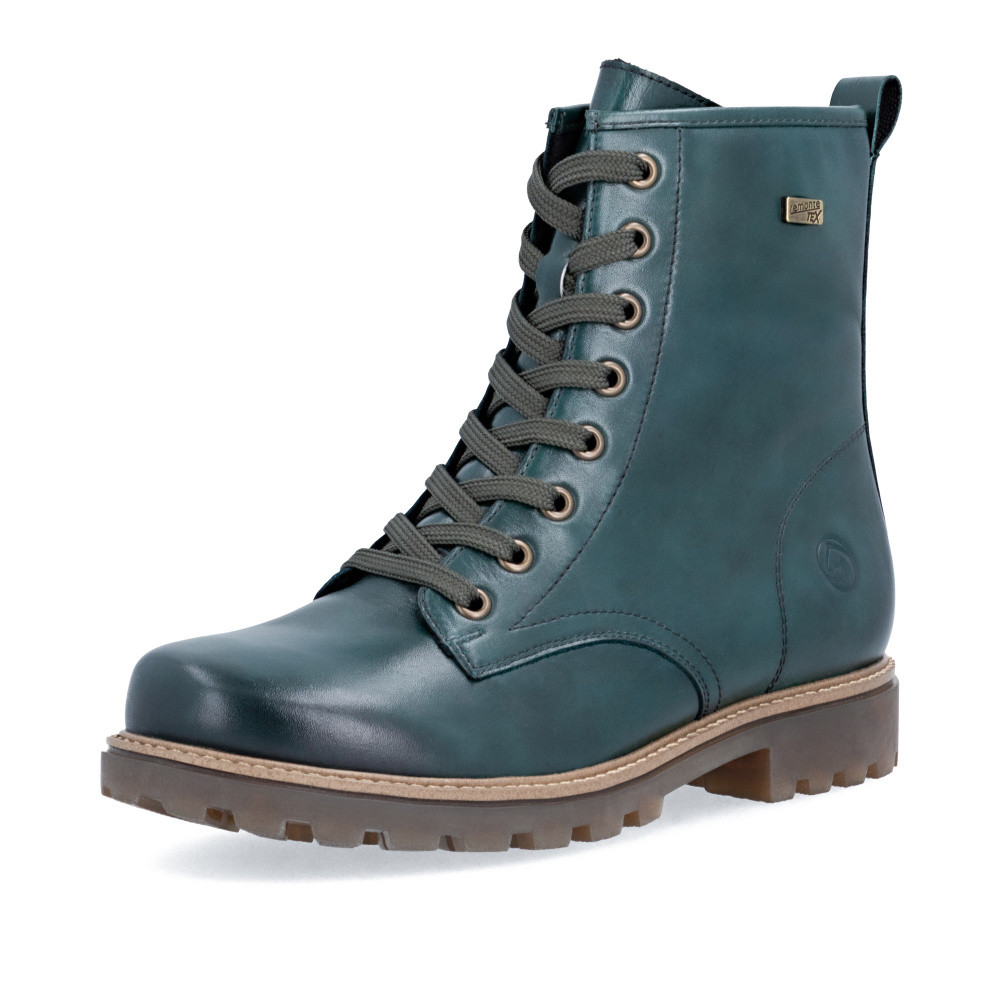 detail Dámská kotníková obuv REMONTE D3C70-54 zelená W5