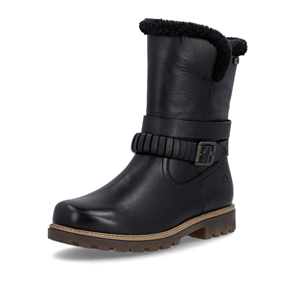 detail Dámská kotníková obuv REMONTE D3C72-00 černá W5