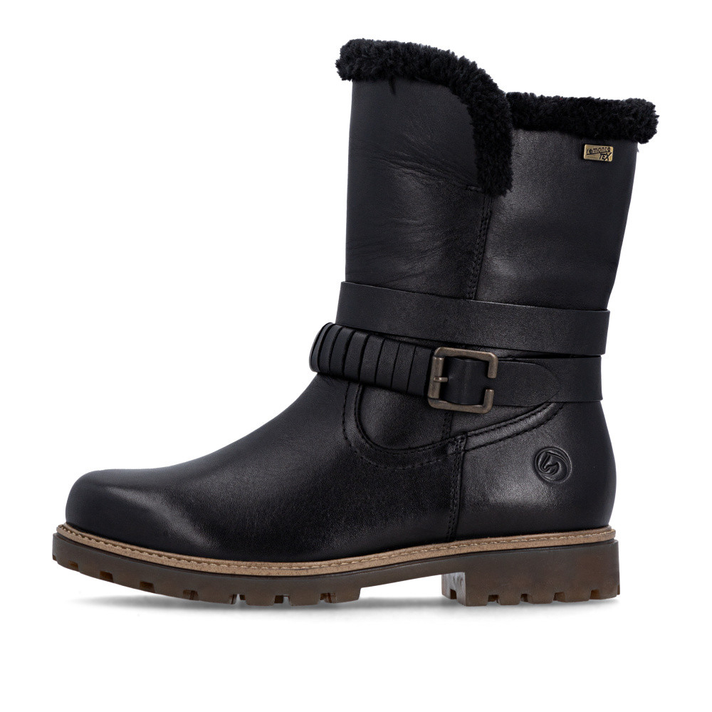 detail Dámská kotníková obuv REMONTE D3C72-00 černá W5