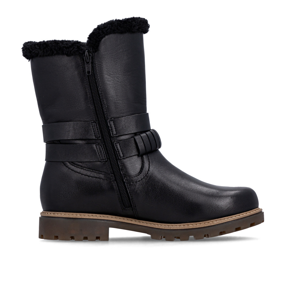 detail Dámská kotníková obuv REMONTE D3C72-00 černá W5